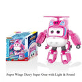 AULDEY Original Super Wings Toy Kofi Silver Shark Limited Edition Large Deformation Robot Boys Gift for Children's Day