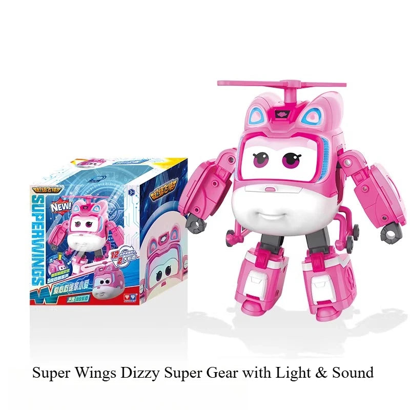 AULDEY Original Super Wings Toy Kofi Silver Shark Limited Edition Large Deformation Robot Boys Gift for Children's Day