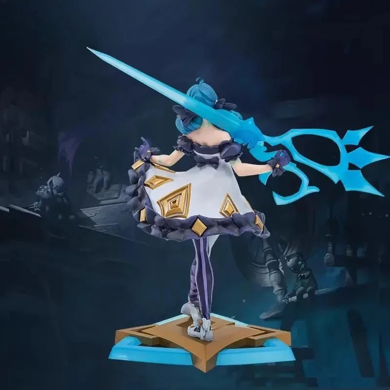 In Stock League of Legends LOL Spirit Doll Gwen Medium Sculpture Desktop Ornaments Figure Model Collection Toy Gift