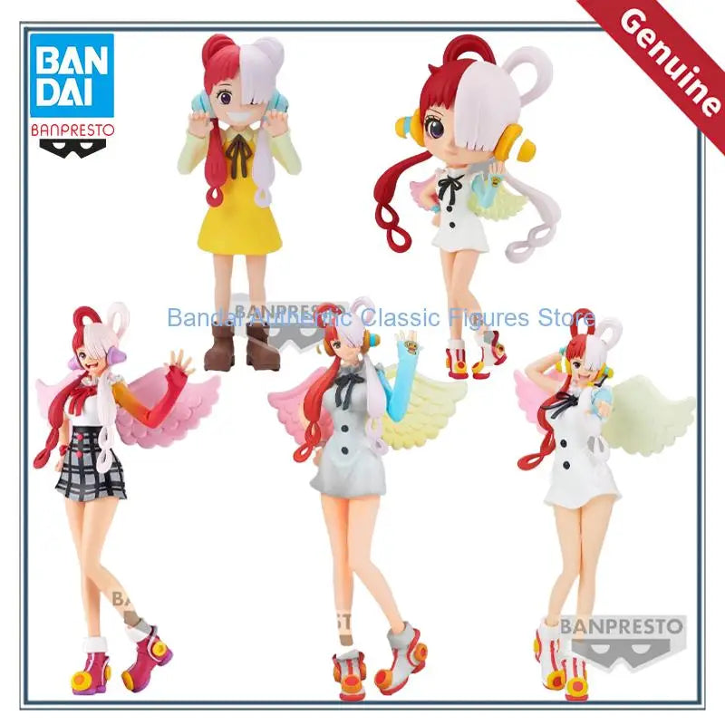Bandai Original Japan Anime ONE PIECE Glitter  Glamours Theater Version RED UTA Action Figures Collectible Doll Boy Gift Toys