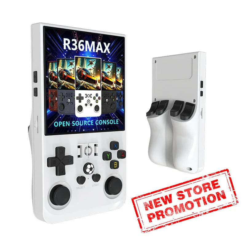 Retro Handheld Game Console Linux System 4.0 Inch IPS Screen Open Source R36MAX Portable Video Player Kids Gift