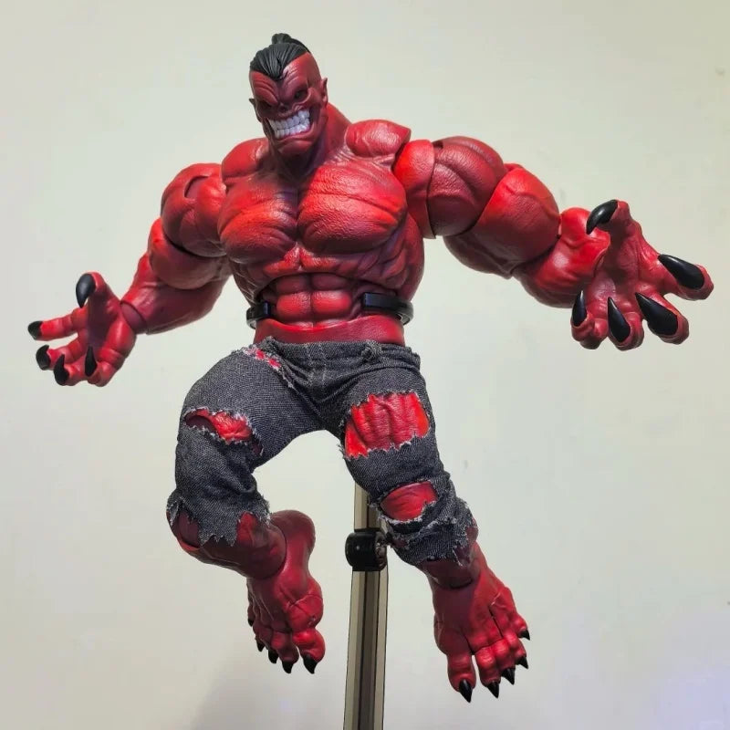 In Stock New Demon Unpainted Prototype Crimson Demon Standard And Deluxe Edition Collectible Model  Fast Dispatch Axytoys