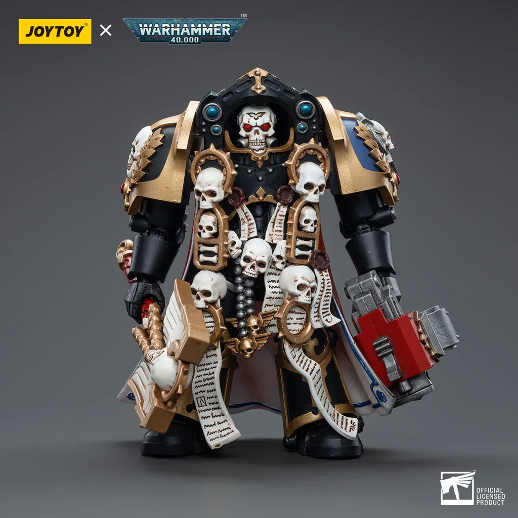 JOYTOY  40K Ultramarines Terminator Chaplain Brother Vaniu 1:18 Action Figure,Collection Model Toys Gift for Adults