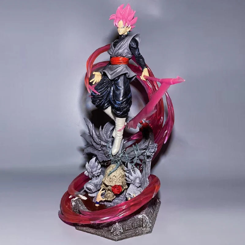 Dragon Ball Super GK Yunqi Series Peach Red Goku Super Three Free Dark Handmade Model Ornament Peripheral Birthday Gifts cool