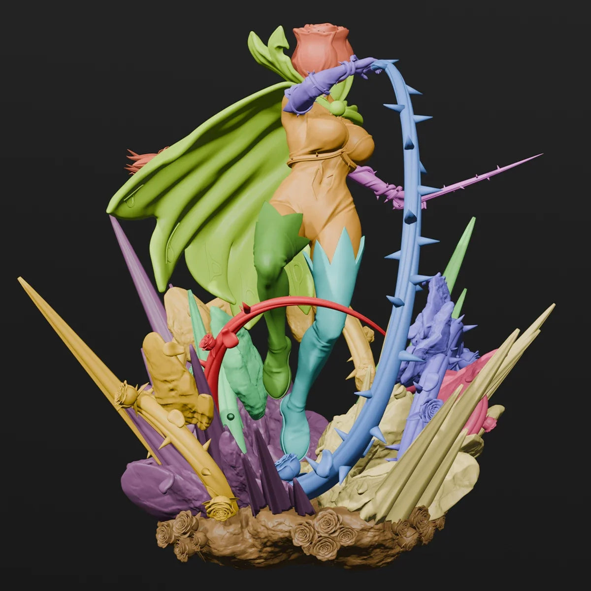 Toy Model Customization Model Customization 15cm Rosemon Model Toys Digimon Adventure Gk Custo ...
