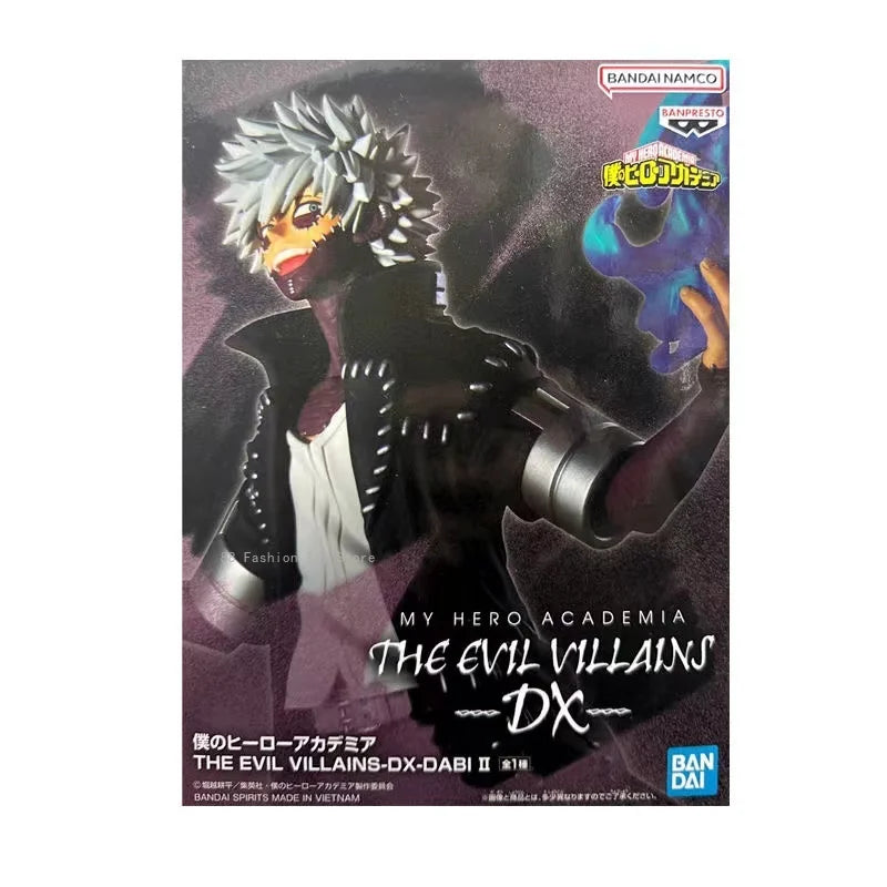 In Stock Original Anime My Hero Academia THE EVIL VILLAINS-DX-DABI Dabi Viran Rengō DX 2.0 20CM Toy Collection Gift Model