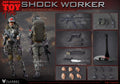 FLAGSET FS-73052 1/6 Scale Shock Worker Shooter Female Soldier with Accessory 12" Full Set Action Figure Model for Collectible