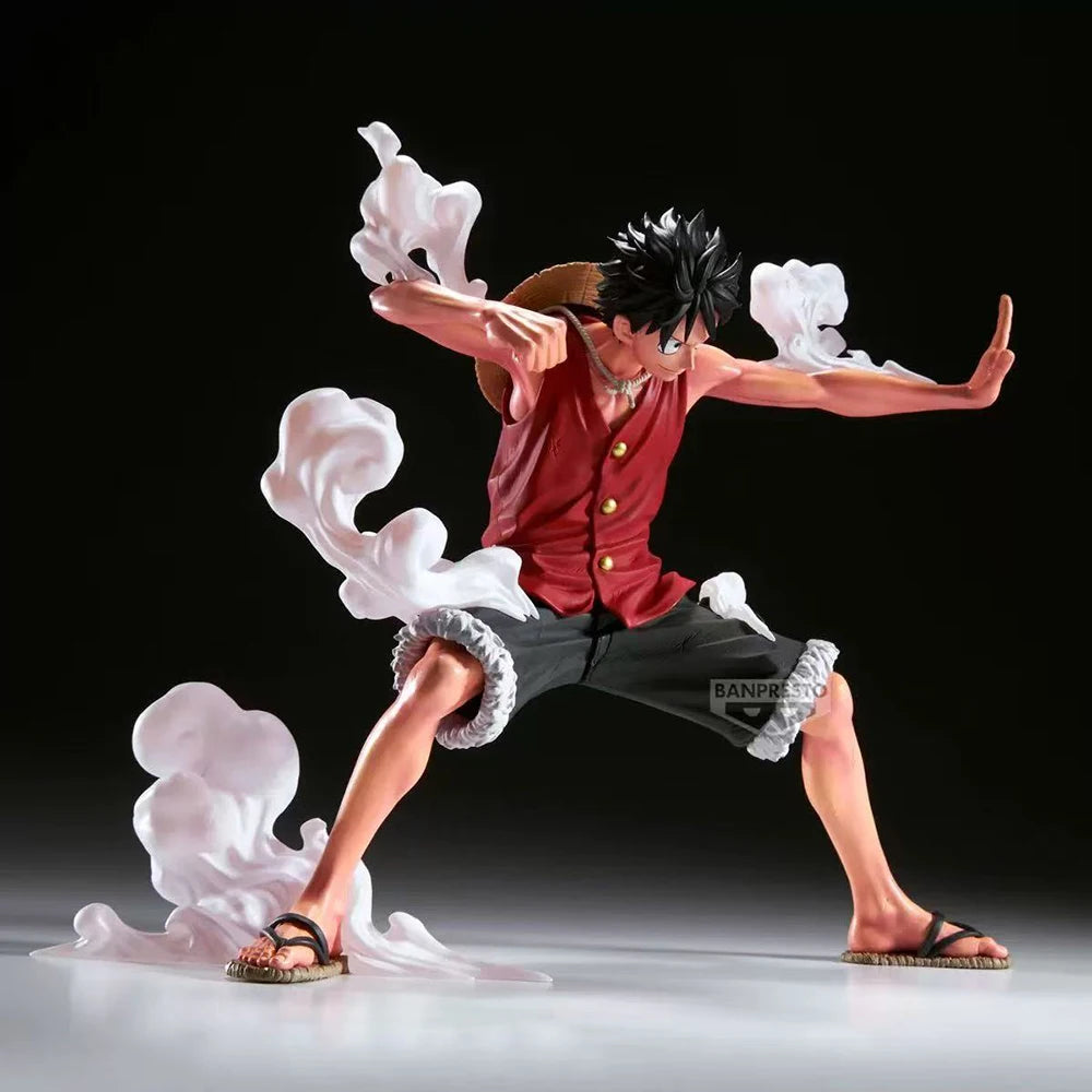 100% Original Bandai Spirits BANPRESTO Maximatic Plus One Piece Monkey D. Luffy I Anime Figure Collection Series Garage Kit