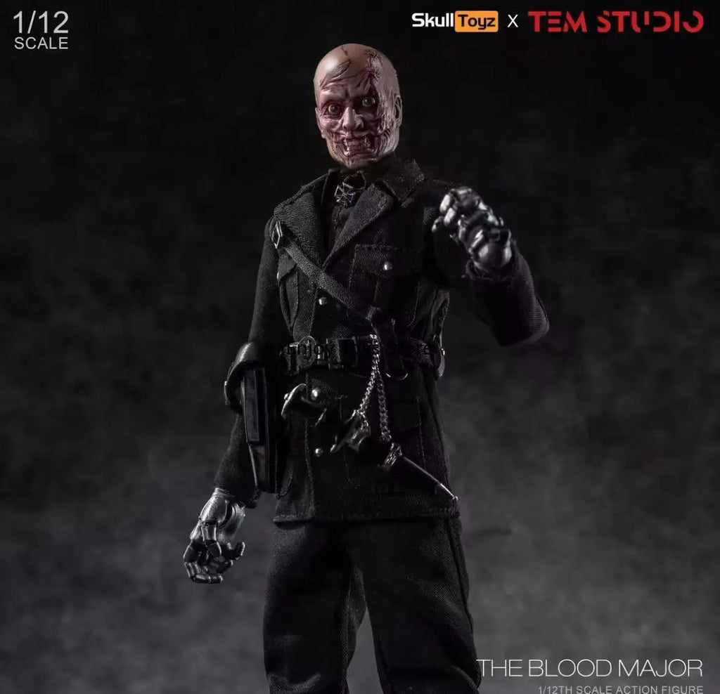 Spot Goods  Commander Scarlet Night 1/12 Clockworkman Hellboy 1/12 Movable Soldier Figure Model