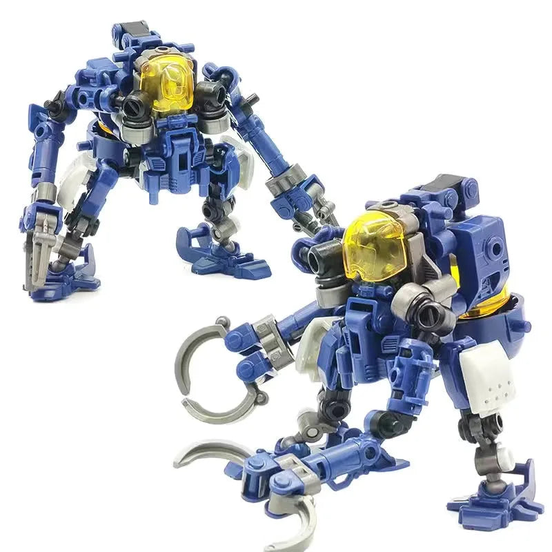 RIHIO Multiabyss Transformation V-LINK Robot MM-009 ERGATES 1:60 Assembled Mecha Pilot Anime Movie Action Figure Boys Toy Gifts