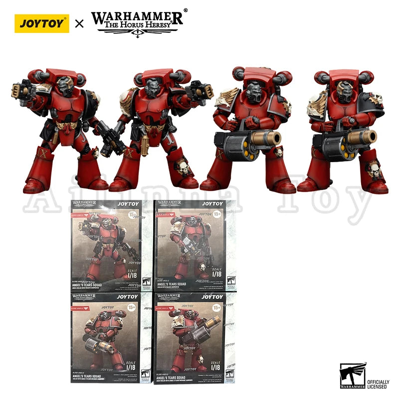 JOYTOY 1/18 Action Figure The Horus Heresy Blood Angels Angel's Tears Squad Legion Praetor in Tartaros Terminator Armour
