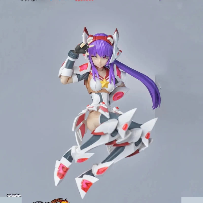 Original THE KING OF FIGNTERS XIV ATHENA ASAMIYA Anime Action Figure Assembly Model Toys Collectible Model Ornaments Gifts