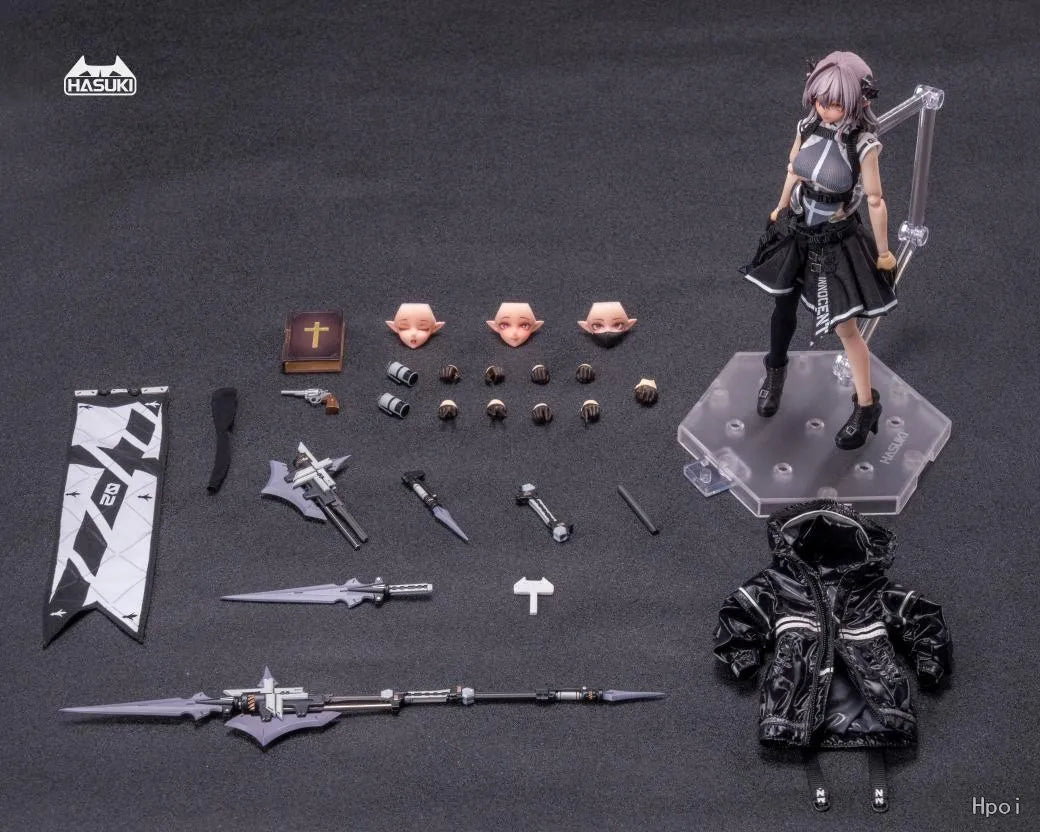 【Original】HASUKI Pocket Art PA009 Succubus Nun-Flid 1/12 Action Figure Model