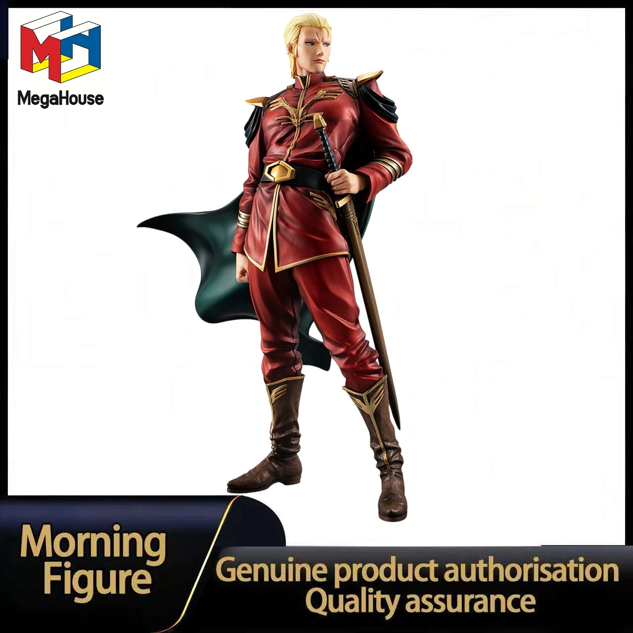 In Stock MegaHouse GGG Mobile Suit Gundam Char's Counterattack Char Aznable Maestro Style Figure Toy Model Collection