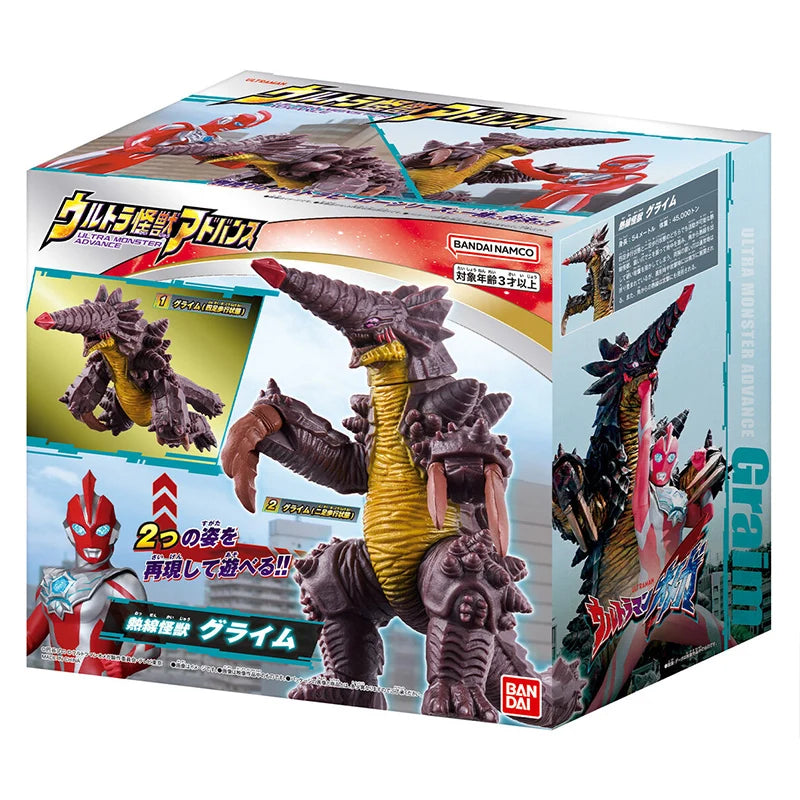 In Stock Bandai Ultraman Omega Gabora Zomira Graim Dogurid Monster 500 Series soft rubber Pvc Movable Model Toys Collection