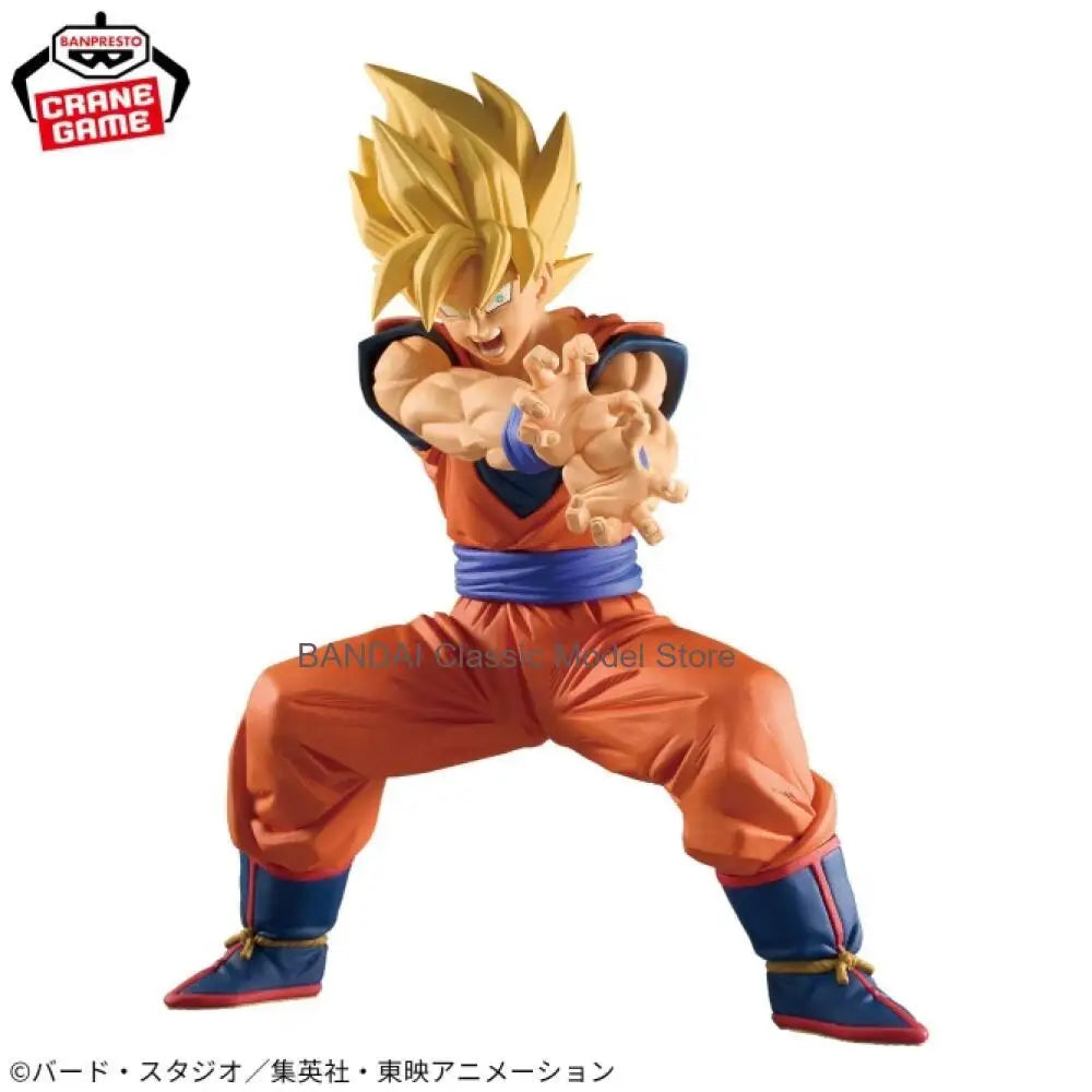 Original Genuine Model Banpresto Grandista Dragon Ball Z 25cm Son Goku II Figure Anime Figurine Toys Gifts Collections for Kids
