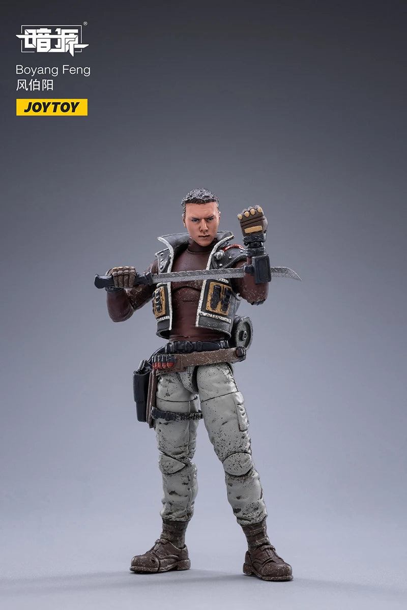 JOYTOY 1/18 Action Figure Dark Source Characters Trio Toy Soldiers Anime Figurines Military Model for Hobby Collection