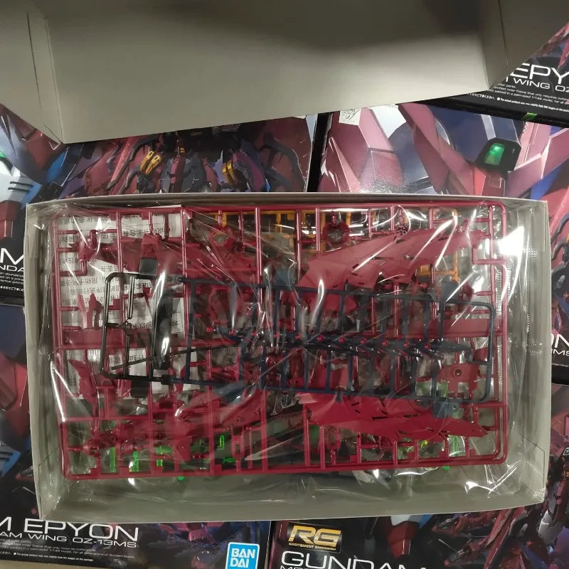Anime Original Bandai RG 1/144 OZ-13MS Epyon Gundam PVC Action Figures Collect Decorative Model Figurine Toys Birthday Gift