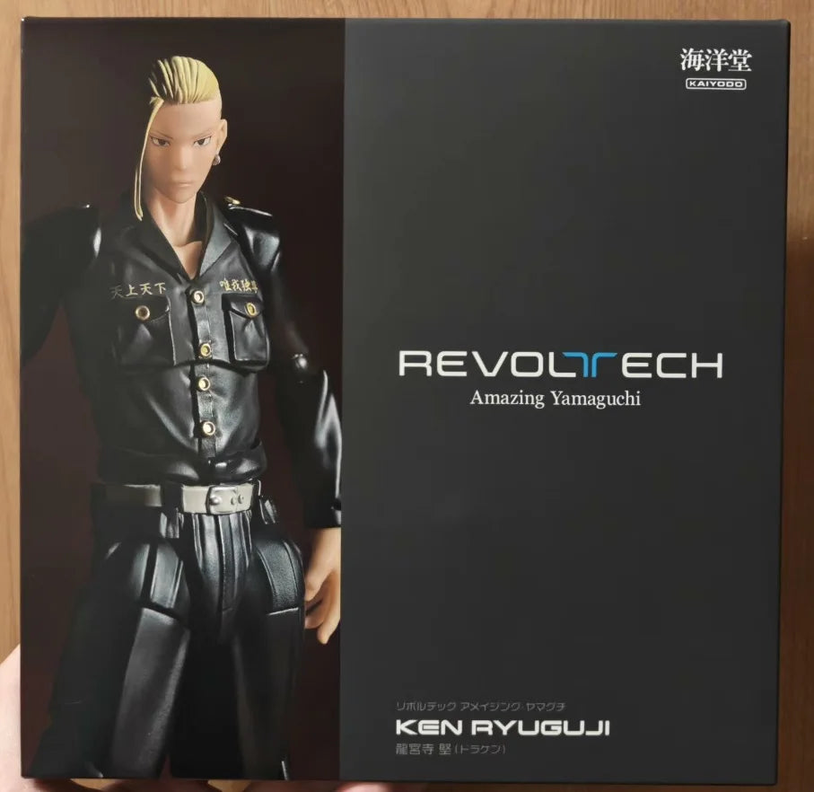 In Stock Original KAIYODO Revoltech Tokyo Revengers Draken Anime Figure Toy Gift Ornament