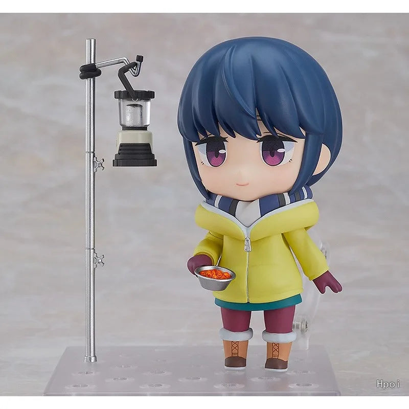 GSC Original NENDOROID LAID-BACK CAMP Series 1865 Shima Rin Three Wheel Motorcycle Edition Anime Action Figure Model Toys