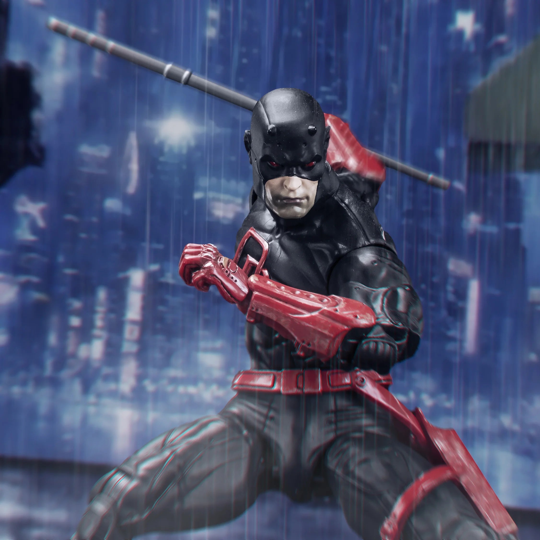 In Stock - FlefToys Marvel Daredevil Classic Red Shadowland Reborn Black 8" Action Figure Devil Defenders Matt Murdock Legends