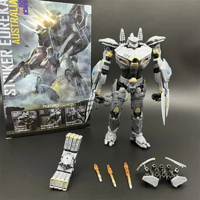 Emit Light 20CM NECA Figure Pacific Crimson Typhoon Gipsy Danger Cherno Alpha Model Toys Rim Collection Doll Gift