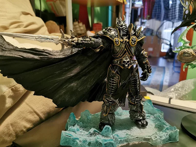 WOW-Charakter FALL OF THE LICH KING ARTHAS ACTIONFIGUR World of Warcraft Spielperipheriegeräte DC Lich King Illidan Anime-Figuren