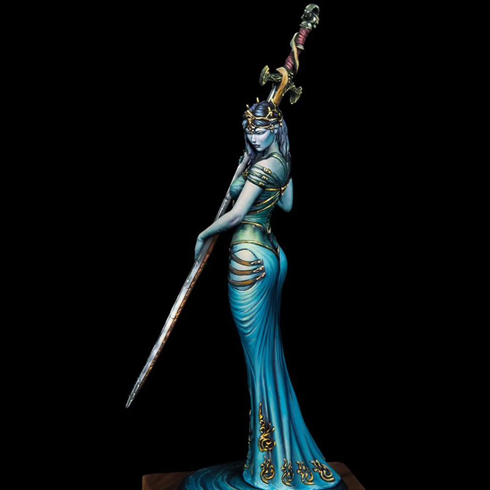 Resin Model figure, GK, 1/24 Lady of The Lake, Fantasy theme, Unassembled and unpainted kit