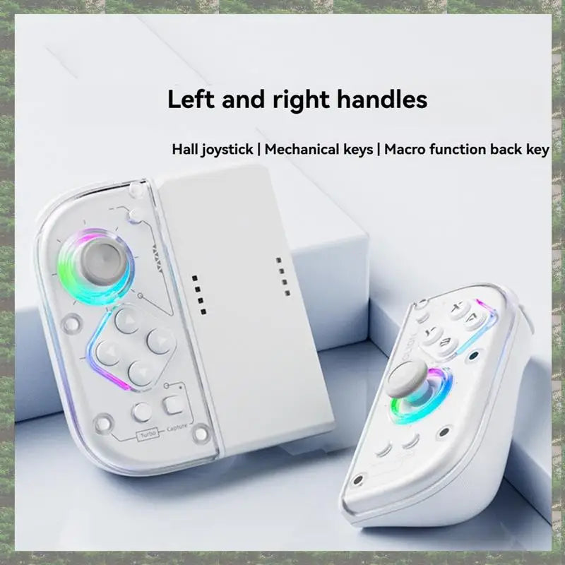 Aolion For Nintendo Switch/Lite/Oled Joypad BT 5.2 L/R Gamepad With RGB Light Game Controller For PC Android IOS