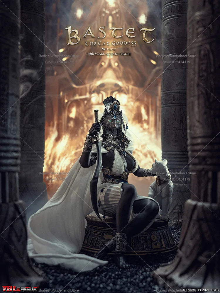In Stock TBLeague PL2021-181 1/6 Scale Ancient Egyptian Cat God Soldier Bastet 12inch Action Figure Doll Collection