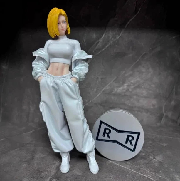 23cm Anime Genshin Impact Figures Hu Tao Action Figures Honkai Demon Slayer Dragon Ball Android 18 PVC Model Toys Gifts