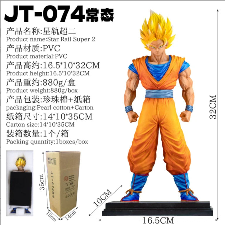 JT Statue Anime Dragon Ball Series Super Saiyan Goku Klin Trunks Figures Pvc Statue Collection Model Room Decoration Gift Toy