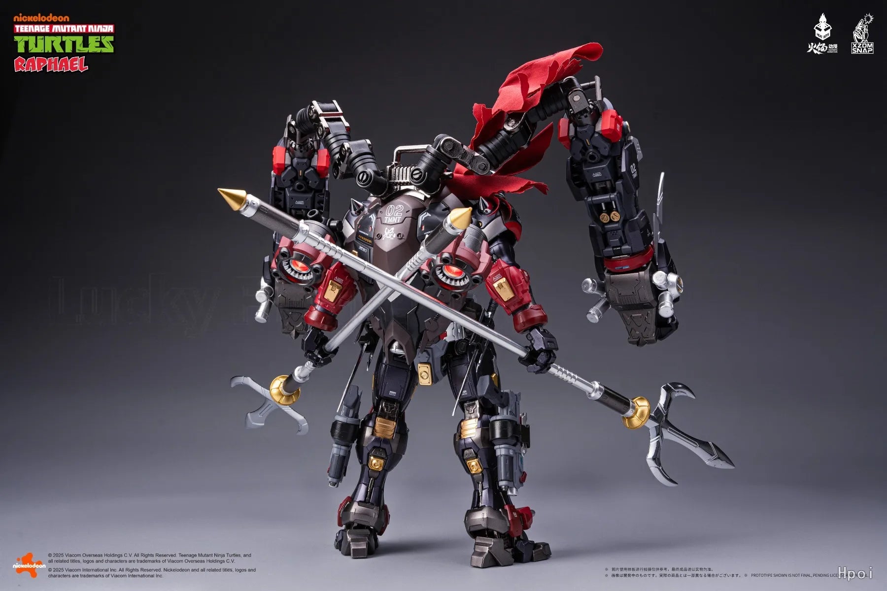 【Pre-sale】HEARBOYS TMNT Raphael Red Demon Action Figures Model