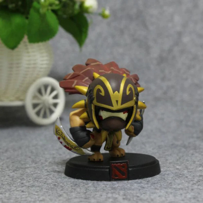 Dota 2 Actionfiguren-Set: Jakiro, Shadow Fiend, Snapfire, Earthshaker, Drow Ranger, Rubick, Treant, PVC Q Version, 10 cm Spielzeugpuppe