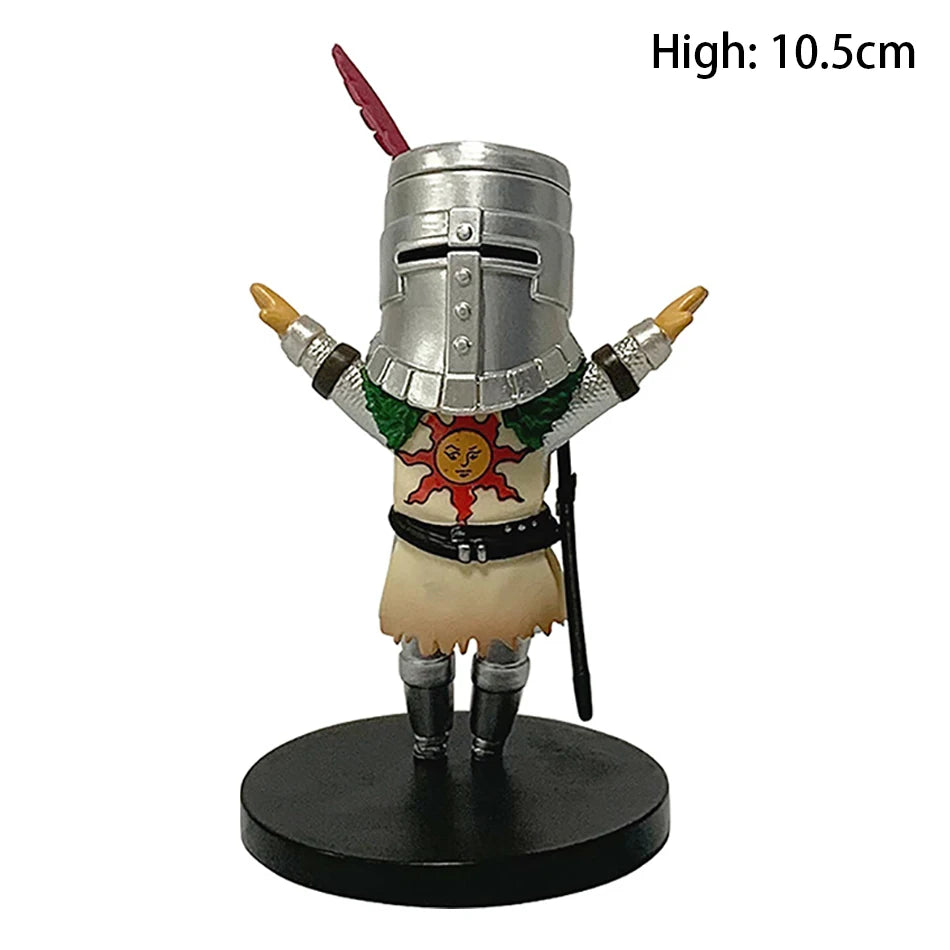 In stock Anime action figure Dark Souls Q version Solaire Artorias Ornstein Fire Keeper, Anime doll, toy model for child gifts