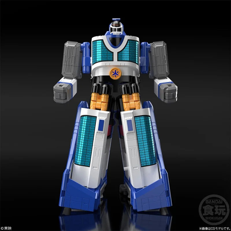 In Stock Bandai Original Re-Release Super Mini-Pla Kyuukyuu Sentai Gogofive Liner Robo Action Assembly Figures Model Toys