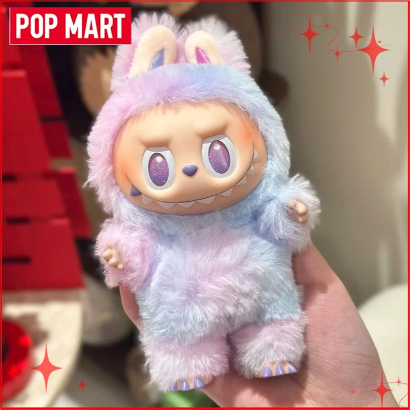 Genuine POP MART Labubu V1 V2 V3 Macarons Have A Seat Big Into Energy Coca Cola Series Vinyl Plush Pendant Blind Box Plush Toys