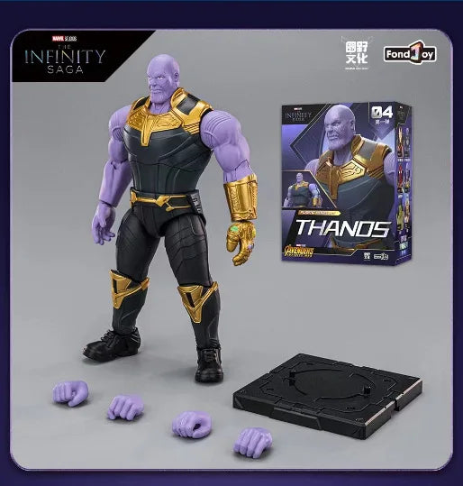 Оригиналната фигурка на Отмъстителите Fondjoy Iron Man MK50 Iron Spider Thor Thanos Hulk, модел, подвижна фигурка, колекция, детска играчка