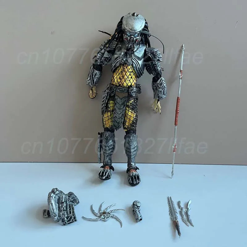Alien Figure Celtic Predator Masked Scar Predator Figure Alien Action Figure Model Toys Joint Movable Doll Christmas Present