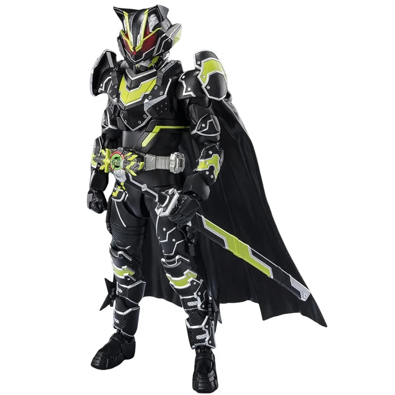 Bandai Genuine SHF KAMEN RIDER TYCOON BUJIN SWORD Anime Action Figure Collectible Joints Movable ModelToy Ornament Gift Children