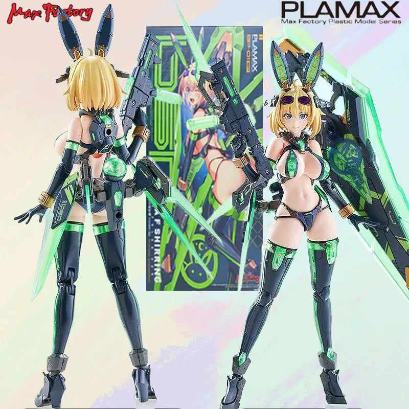 MAX FACTORY Original MODEL KIT PLAMASX BP-01 SOPHIA F SHIRRING  Anime Action Figure Assembly Model Toys  Model Gifts For boys