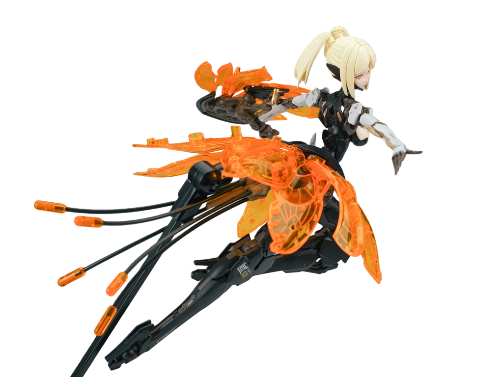 Hemoxian Model Rosado Starflower Lily 1/10 RS-03 Long Distance Sniper Type Inorganic Starflower Mechanical Girl Model Kit Toy