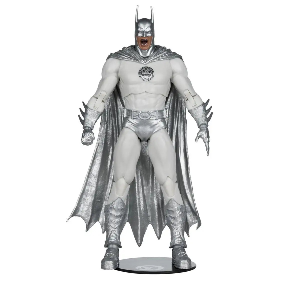 Mcfarlane Toys White Lantern Batman Brightest Day Chase 7in Action Figure Dc Multiverse Batman Model Doll Garage Kit