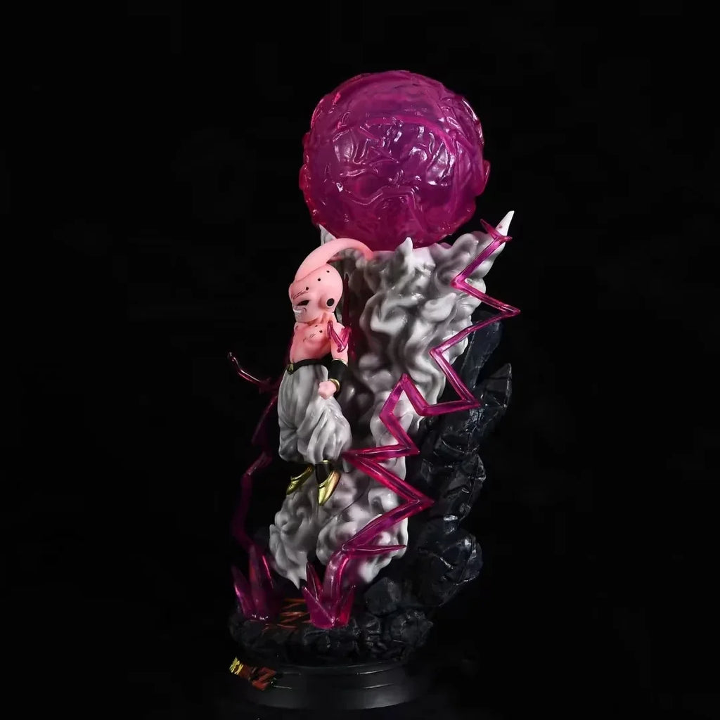 25cm Dragon Ball Anime Figure Majin Buu Immortal Peripheral PVC Model Scene Glow Statue Desktop Decoration Ornaments Gifts Toys