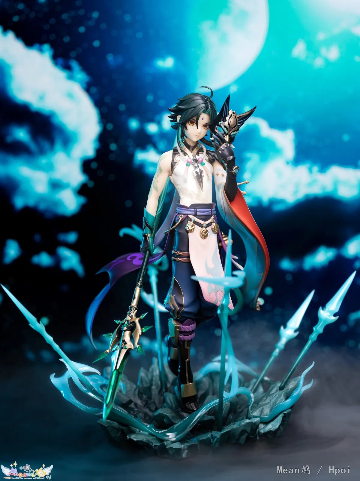 18CM Аниме игра Genshin Impact Xiao Фигура Изправена Готина Поза Аниме Модел Играчки Подаръци Колекция Декорация Орнаменти PVC