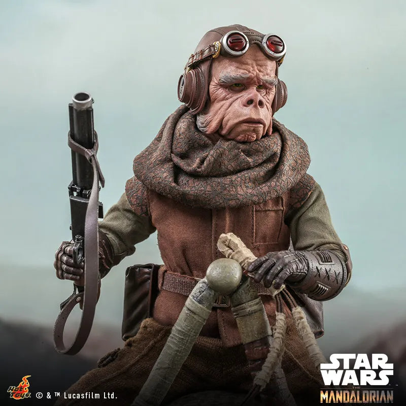 Hot Toys The Mandalorian TMS048 TMS049 Kuiil And Blurrg 1/6 Premium Action Set Film and Television Peripheral Collectibles