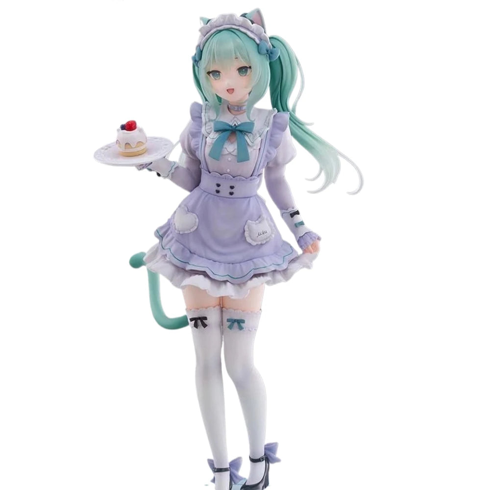 Genuine Vocaloid Hatsune Miku Cute Action Figure Model Garage Kit Anime Peripheral Desktop Ornament Birthday Gift