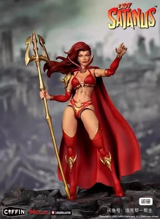 1/12  Mrs. Satan Moveable Model Ornaments Figure Model Collection Toy Gift Collectible Model Decoration