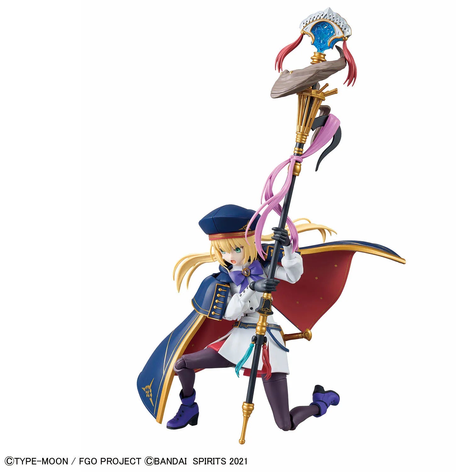 In Stock BANDAI 30MS Fate/Grand Order Caster Altria Caster Mobile Suit Girl Game Anime Action Figures Model Collection Toy