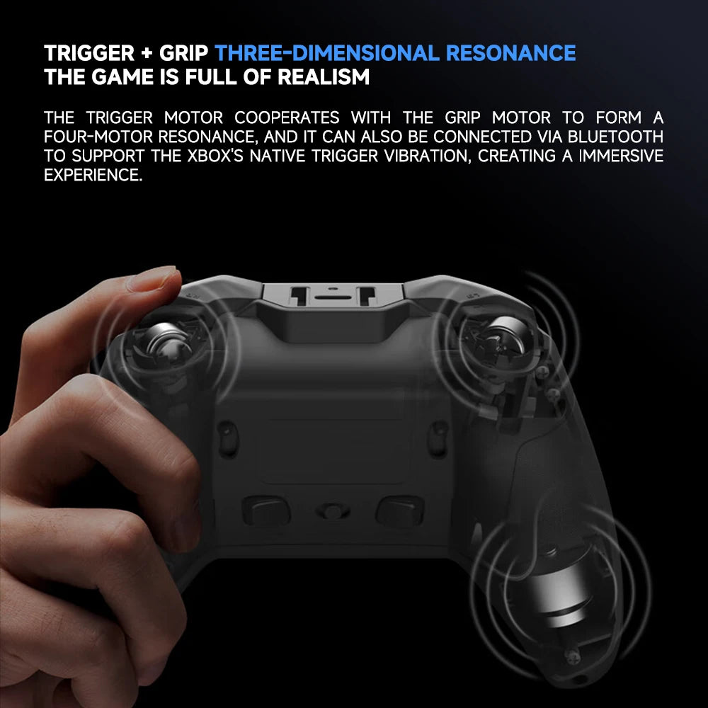 Flydigi Vader 4 Pro Bluetooth Wireless Gamepad,Force Switchable Trigger,Athletic Elite Game Controller For PC/NS/TV/Mobile Games